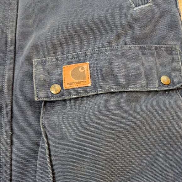 Vintage CARHARTT Insulated Blanket Canvas Jacket MADE IN USA Size Large - Picture 2 of 8